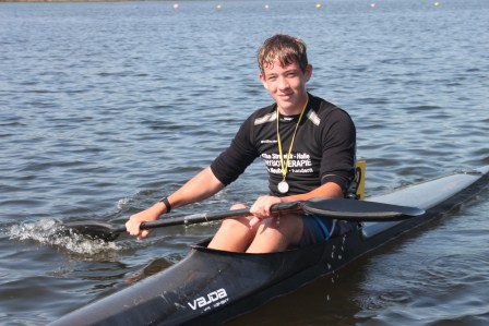 Christian Schwarz, Sieger männl. Jugend K1 1000m